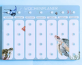 Kinder Wochenplaner Aqua