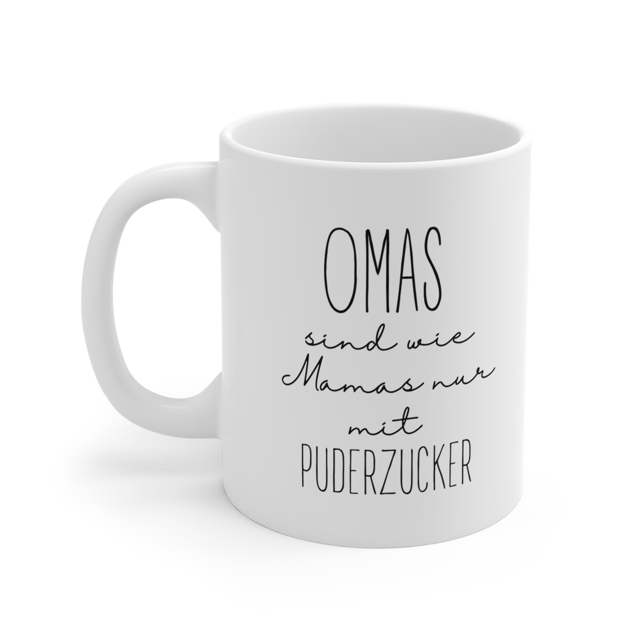 Omas Tasse / Minimalistisch / Geschenk für Omas