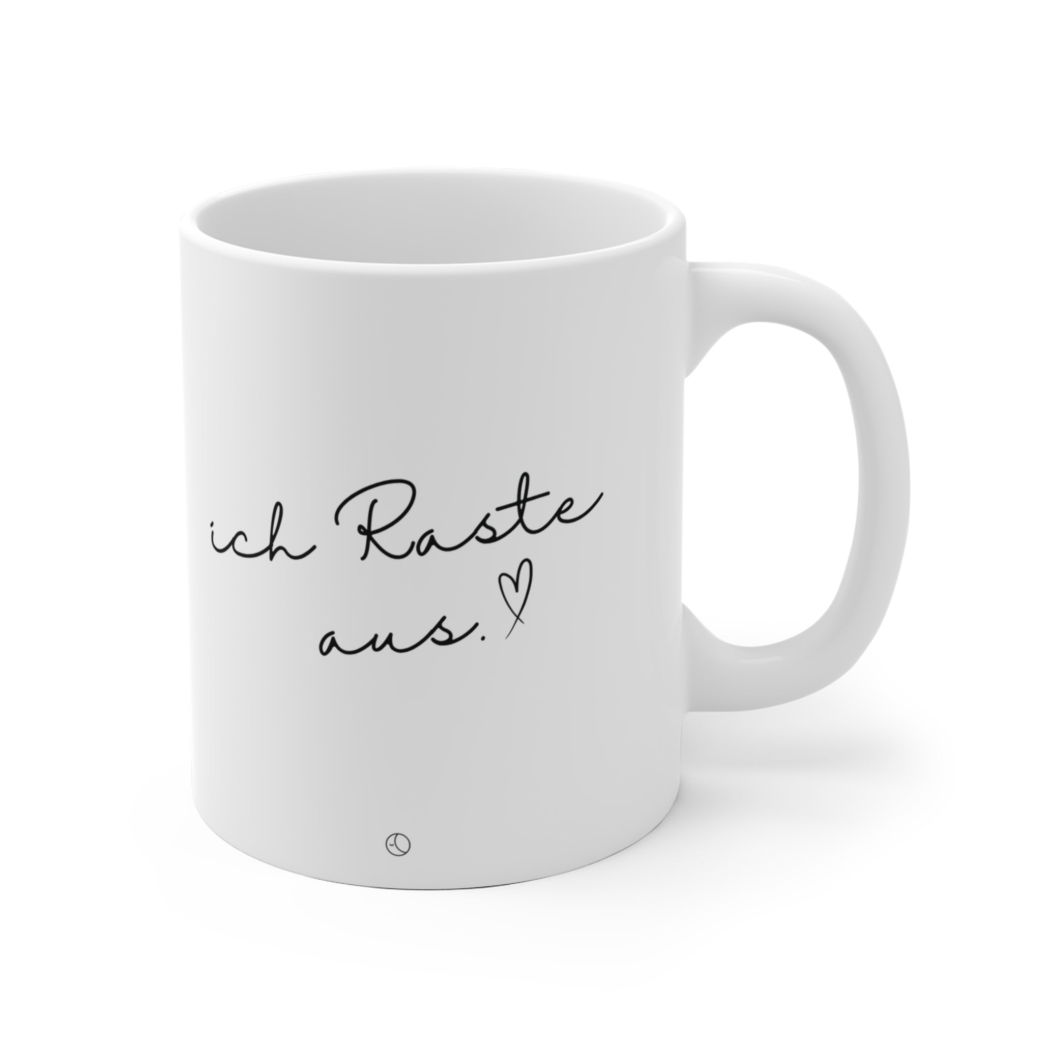 Ich atme ein ... ich raste aus Keramiktasse / minimalistische Tasse / Tasse für die Alltagshelden