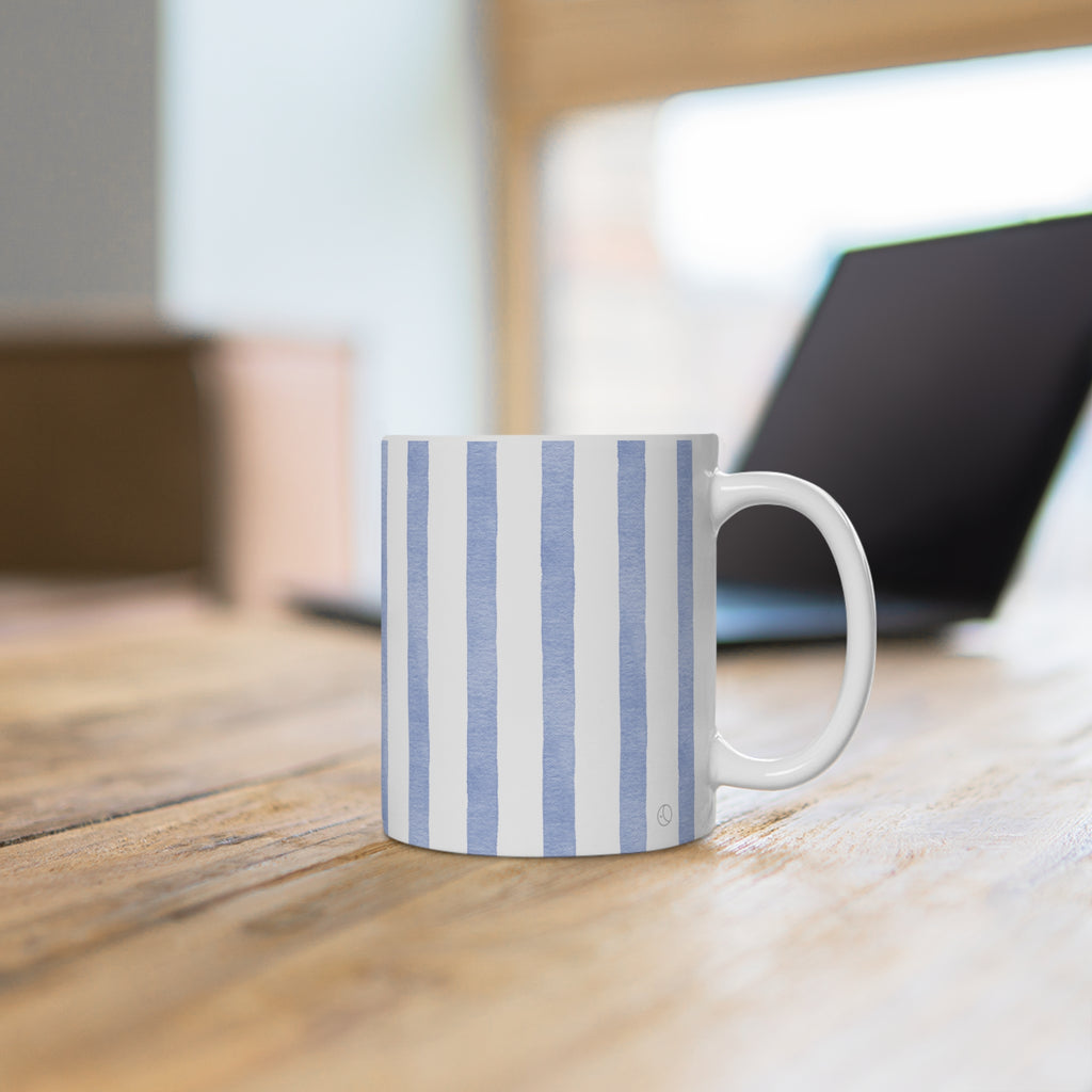 Hot Dads Club blau bedruckte Keramiktasse  für Väter