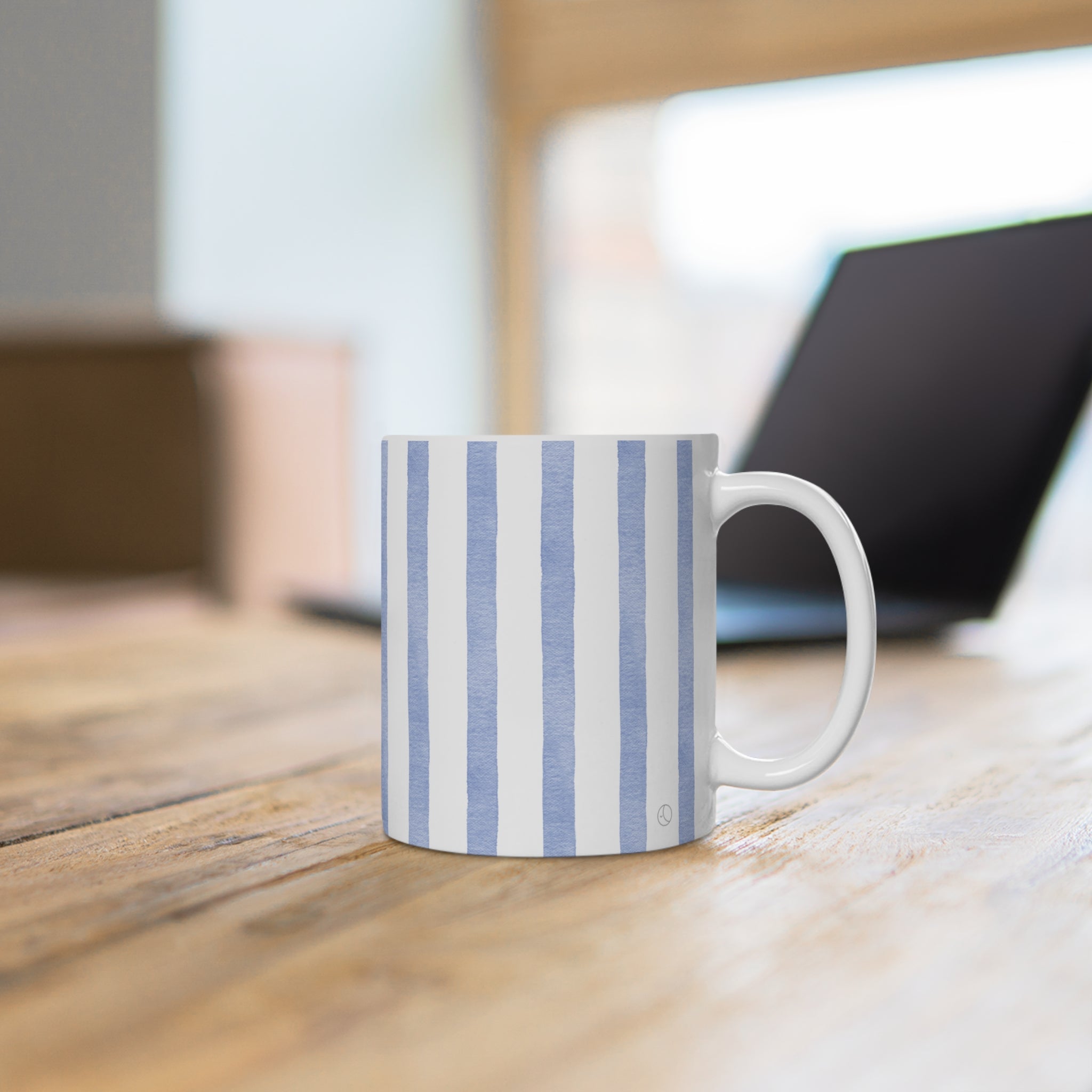 Hot Dads Club blau bedruckte Keramiktasse  für Väter