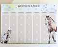 Kinder Wochenplaner Pferde