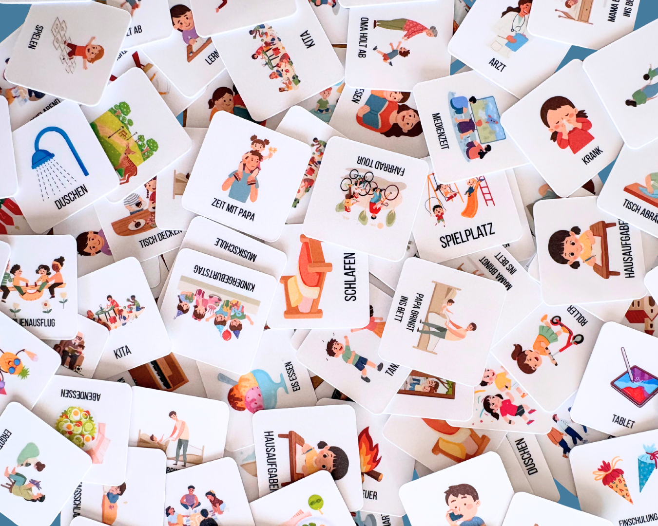 Kinder Wochenplaner Aqua
