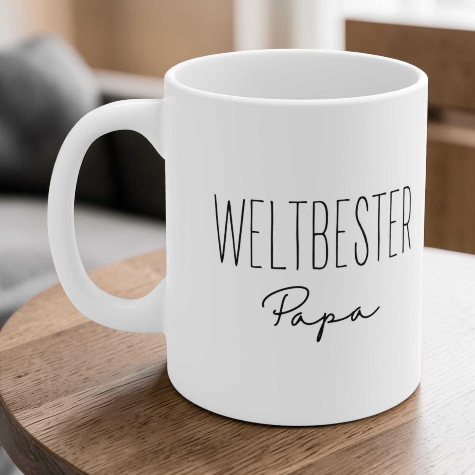 Weltbester Papa Tasse / Vatertagsgeschenk / Geschenk für Väter