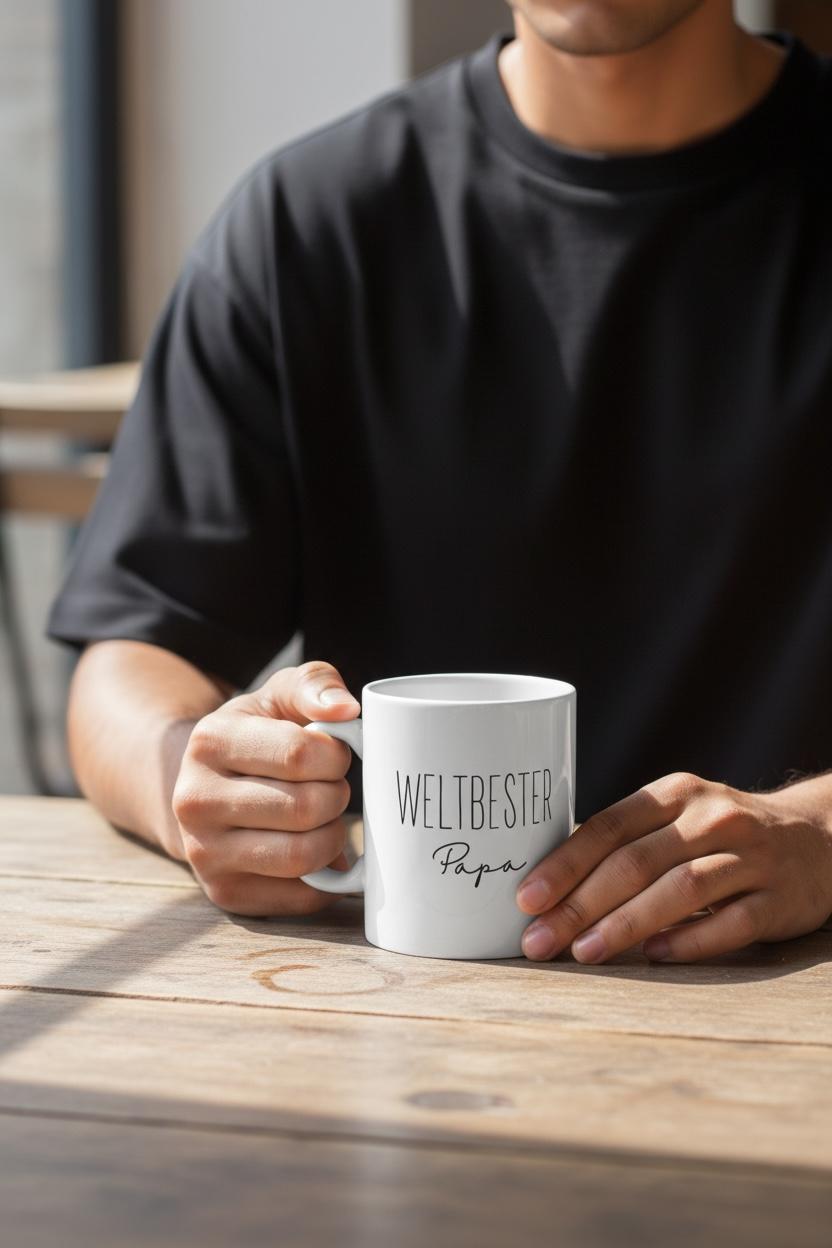 Weltbester Papa Tasse / Vatertagsgeschenk / Geschenk für Väter