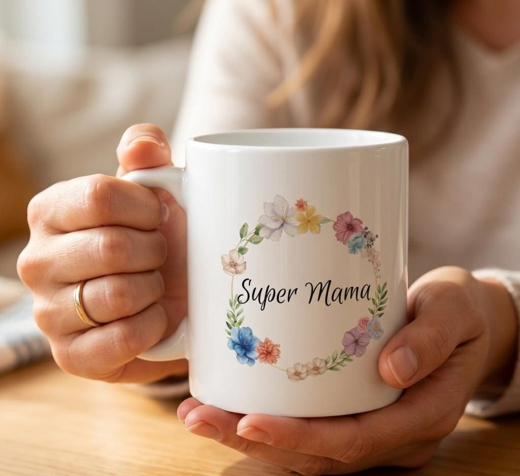 Super Mama Tasse / Mutter Geschenk / Geschenkidee / Muttertagsgeschenk