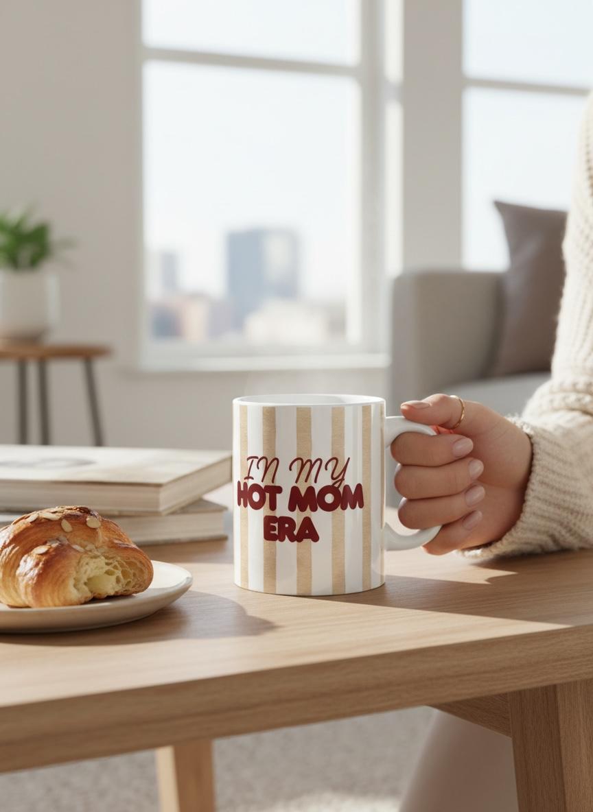 In My Hot Mom Era Tasse / Keramiktasse/ Muttertagsgeschenk, Geschenkidee
