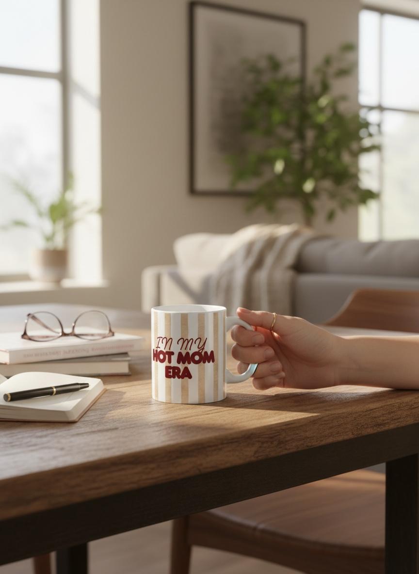 In My Hot Mom Era Tasse / Keramiktasse/ Muttertagsgeschenk, Geschenkidee