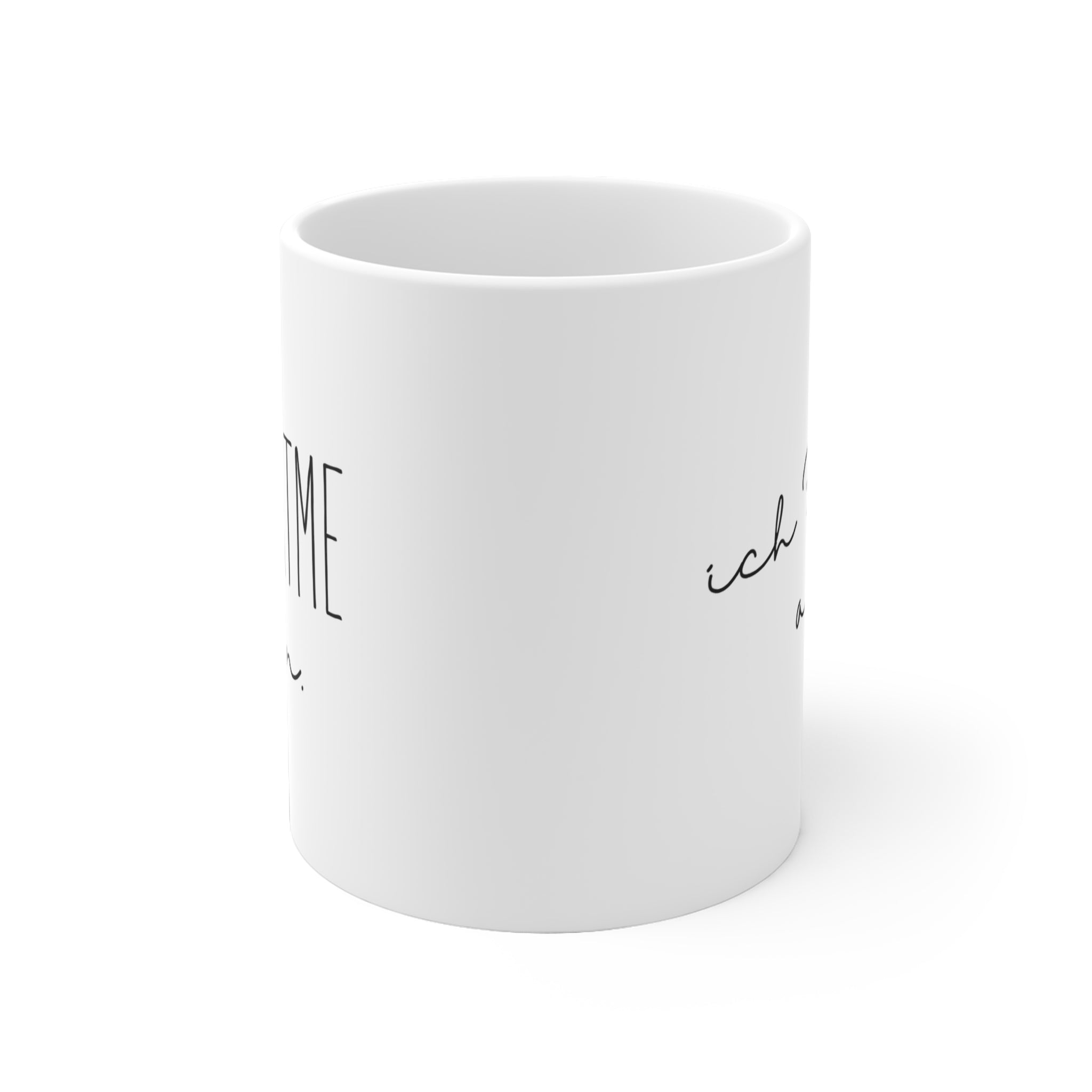 Ich atme ein ... ich raste aus Keramiktasse / minimalistische Tasse / Tasse für die Alltagshelden