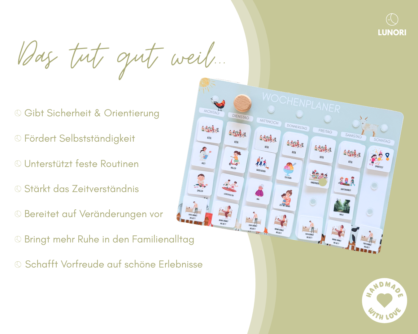 Kinder Wochenplaner Bauernhof