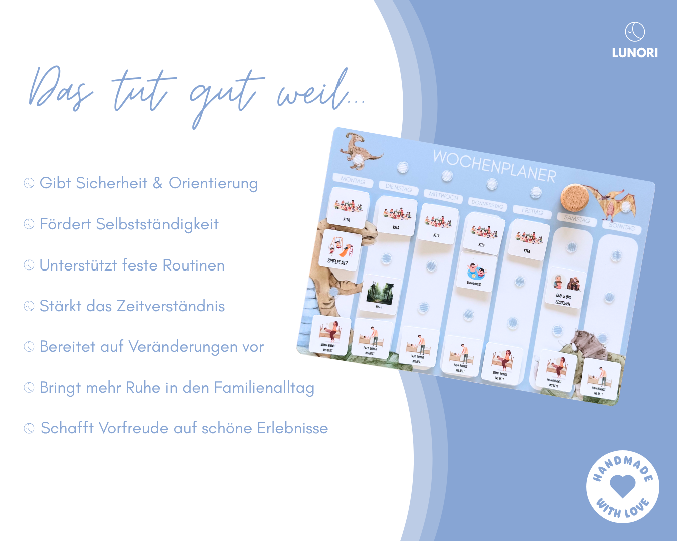Kinder Wochenplaner Dino