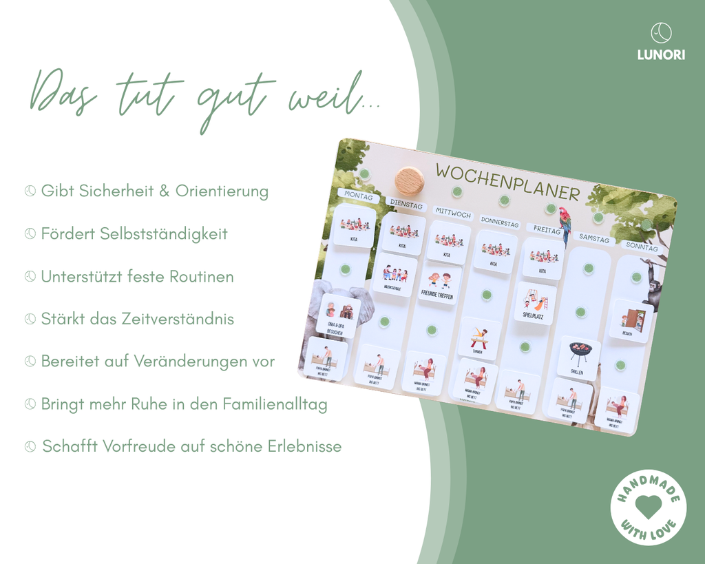 Kinder Wochenplaner Jungle