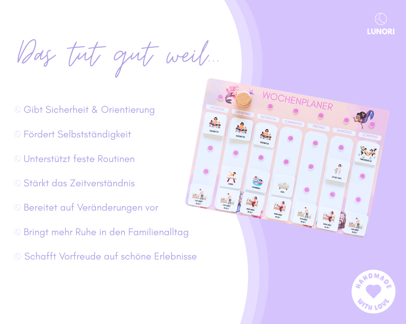 Kinder Wochenplaner Meerjungfrau