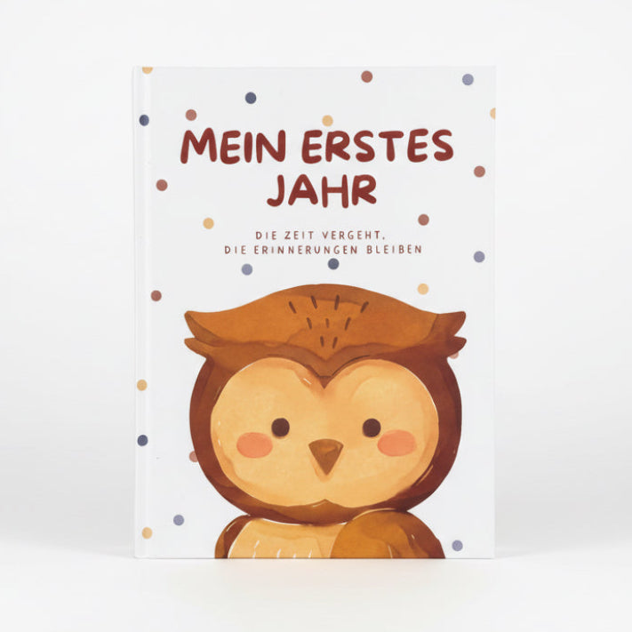 Lunori Erinnerungsbuch - Mein erstes Jahr - Eule