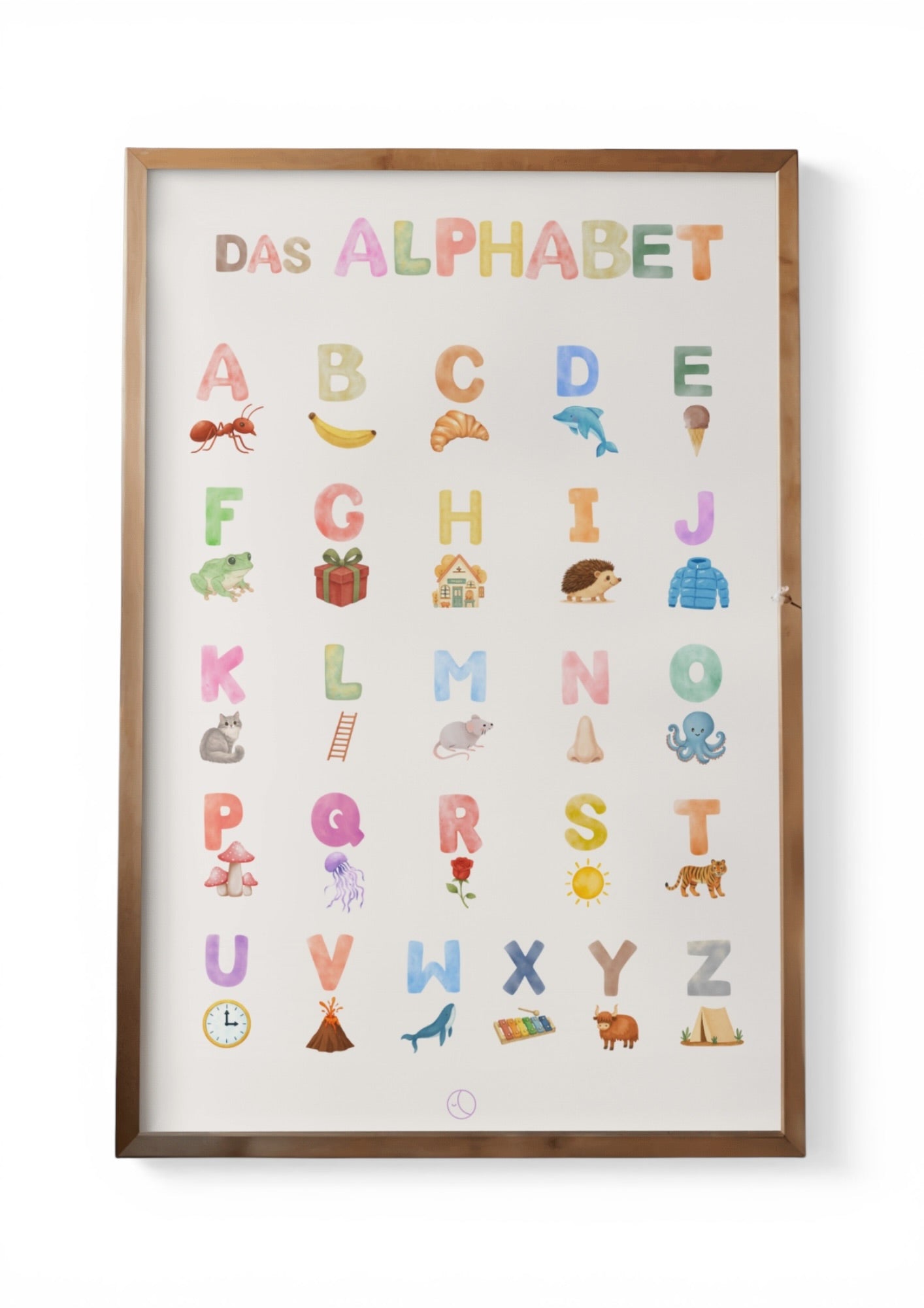 Digitales Alphabet-Poster – Lernposter für Kinder (Sofort-Download)