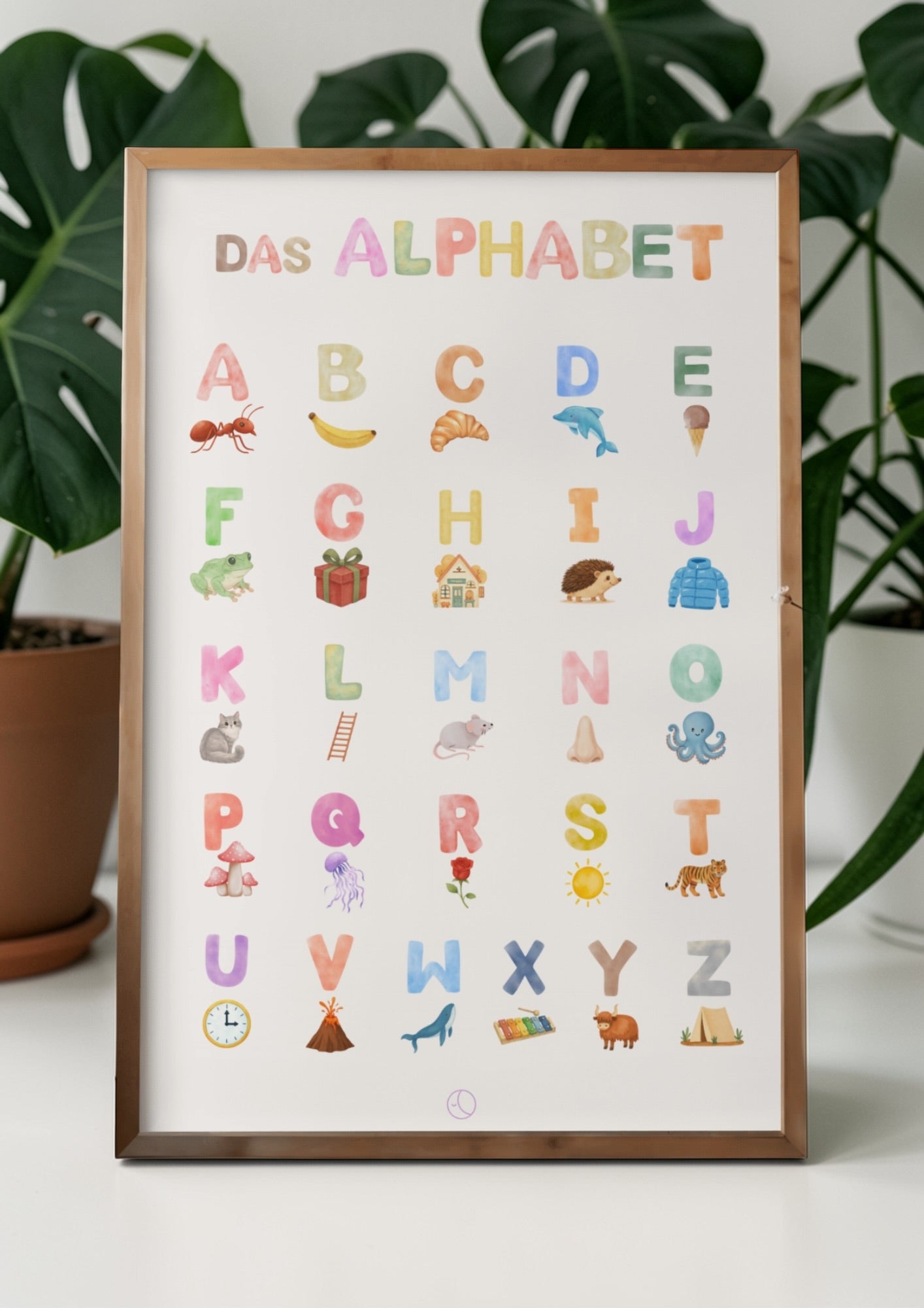 Digitales Alphabet-Poster – Lernposter für Kinder (Sofort-Download)