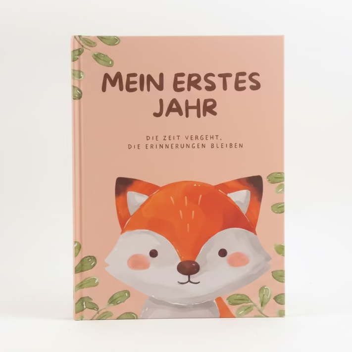 Lunori Erinnerungsbuch - Babyalbum - Mein erstes Jahr - Fuchs